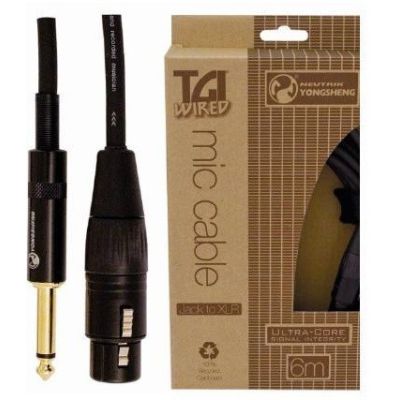 TGI TGM320D CABLE PARA MICRÓFONO JACK-XLR HEMBRA 6M