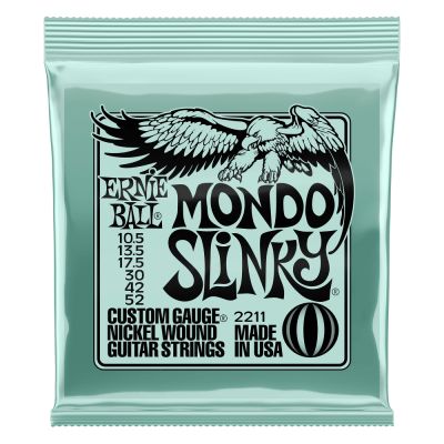 ERNIEBALL Juego de cuerdas Eléctrica Mondo Slinky 10,5-52