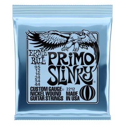 ERNIEBALL Juego de cuerdas Eléctrica Primo Slinky 9,5-44