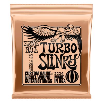 ERNIEBALL Juego de cuerdas Eléctrica Turbo Slinky 9,5-46