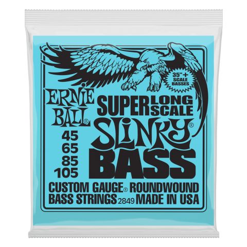 ERNIEBALL Juego de cuerdas Bajo Super...