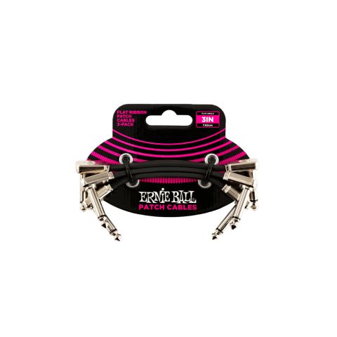 ERNIEBALL Pack de 3 Cables Flat...