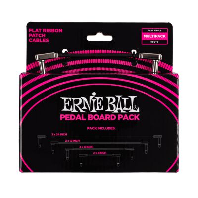 ERNIEBALL Multipack Cables Flat Ribbon para pedalboard