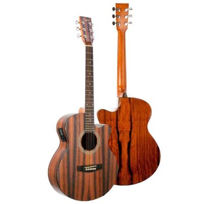 DAYTONA A401CE  ACÚSTICA MINI JUMBO ÉBANO