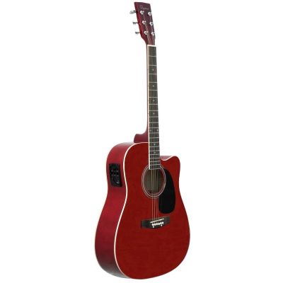 DAYTONA A411CE ACÚSTICA ELECTRIFICADA ROJA