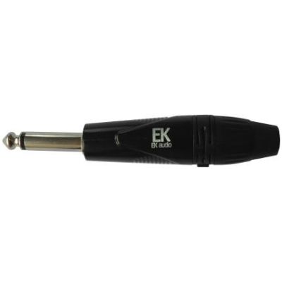 EK AUDIO CONECTOR PJ001BK JACK MONO RECTO NEGRO