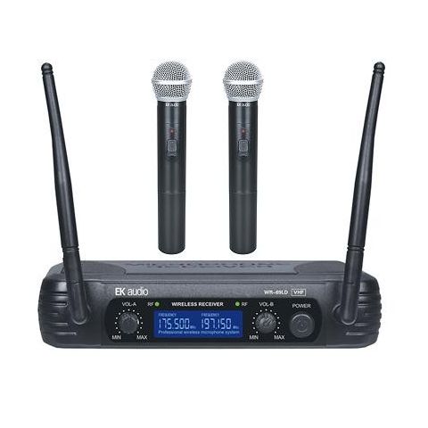 EK AUDIO WR69LD DOS MICRÓFONOS...