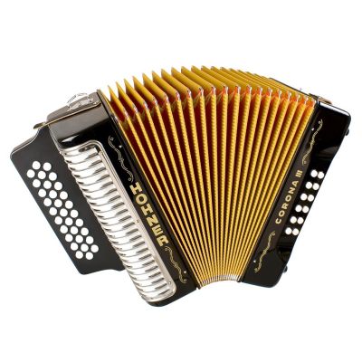 HOHNER ACORDEON CORONA III GCF, NEGRO 2