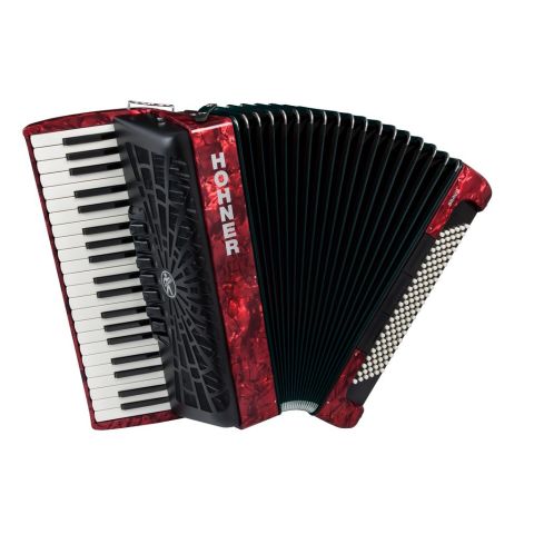 HOHNER ACORDEON BRAVO III 120 ROJO