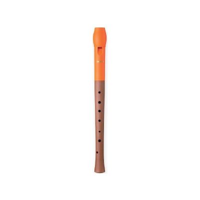 Smart WRS-4338G-OG Flauta Dulce Soprano Digitación Alemana Naranja