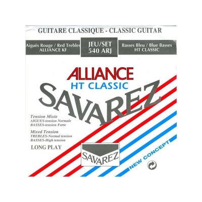 SAVAREZ 540-ARJ Juego Clásica Alliance Alta Tensión Classic Roja/Azul