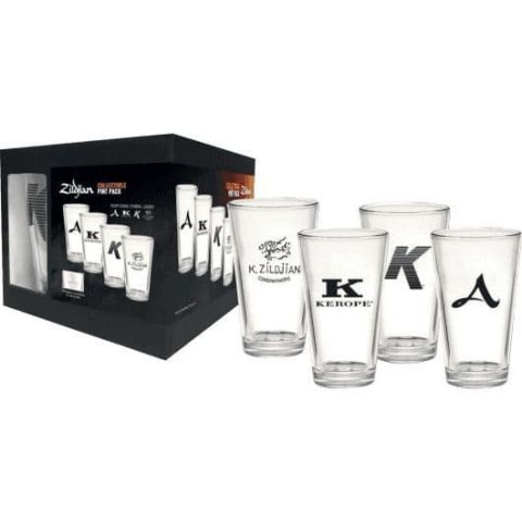 Zildjian Pack 4 Vasos Pinta Cerveza...