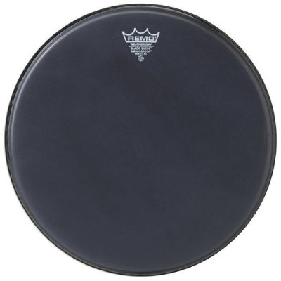 Remo 18" Ambassador Black Suede BA-0818-ES