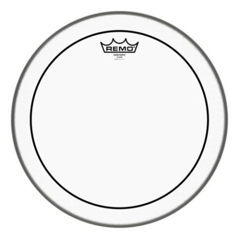 Remo 18" Pinstripe Clear PS-0318-00