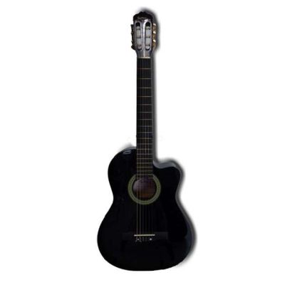 Memphis FT951C Guitarra Clásica Negra Cutway