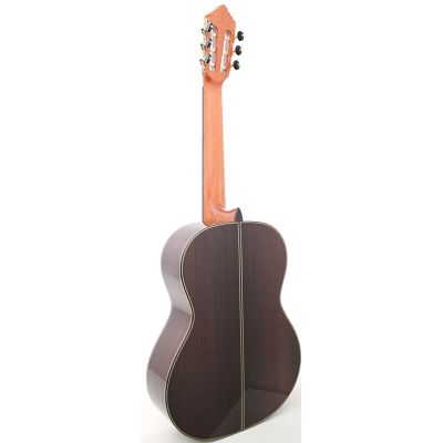 Alhambra 11 de Palosanto luthier con estuche y tres años de garantía. Trasera