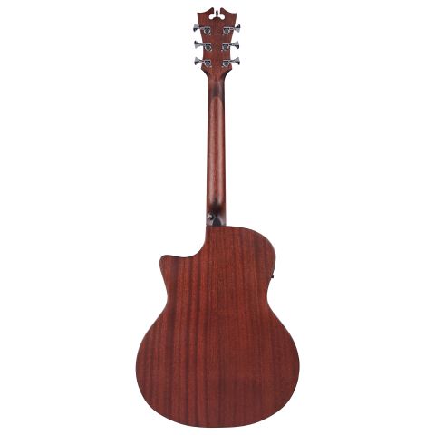 D'Angelico Premier Gramercy LS Mahogany Satin trasera