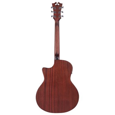 D'Angelico Premier Gramercy LS Mahogany Satin trasera