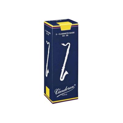 VANDOREN CR1215 CAÑAS CLARINETE BAJO Nº 1 1/2  ( CAJA 5 UNID. )