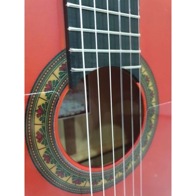 Prudencio Sáez 1-FP 22 Roja Mate Ciprés Guitarra Flamenca