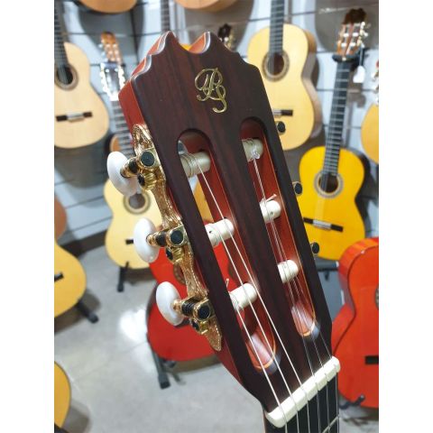 Prudencio Sáez 1-FP 22 Roja Mate Ciprés Guitarra Flamenca