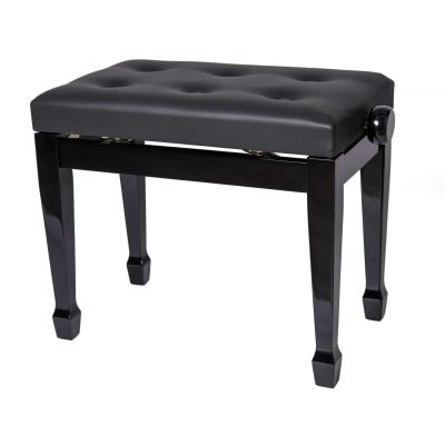PROBENCH Banqueta Piano Regulable Negro Brillo