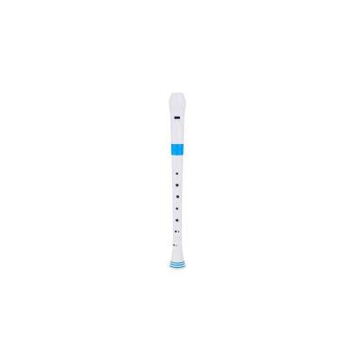 NUVO N-310RDBLB Flauta dulce soprano Digitación Barroca Blanca y Azul 3 piezas