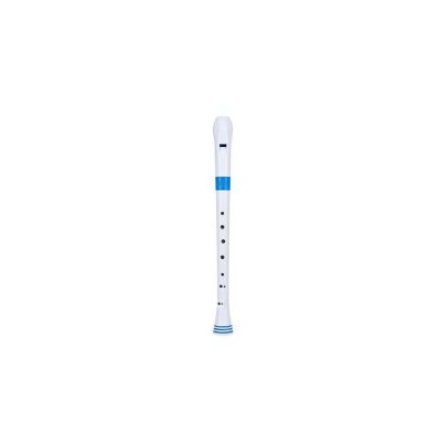 NUVO N-310RDBLG Flauta dulce soprano Digitación alemana Blanca y Azul 3 piezas