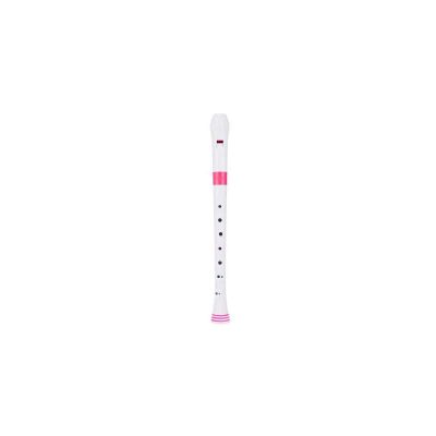 NUVO N-310RDPKG Flauta dulce soprano Digitación Alemana Blanca y Rosa 3 piezas