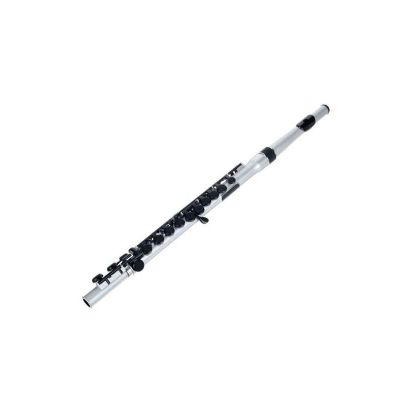 NUVO N-235SFSB  Flauta Travesera Student 2.0 N-235SFSB Plata y Negra