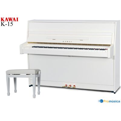 Kawai K-15E Blanco pulido