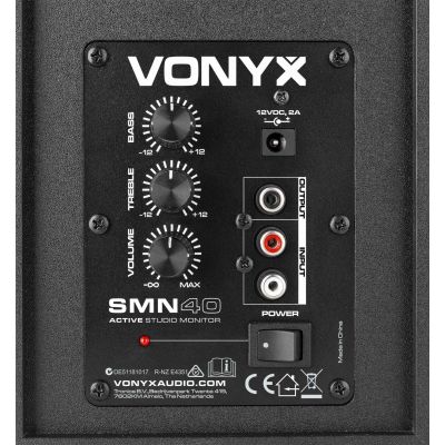 VONYX SMN40B MONITOR ESTUDIO ACTIVO 4" PAREJA