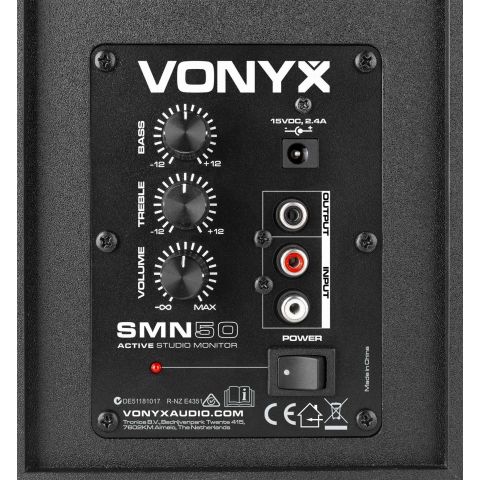 VONYX SMN50B MONITOR ESTUDIO ACTIVO 5" PAREJA