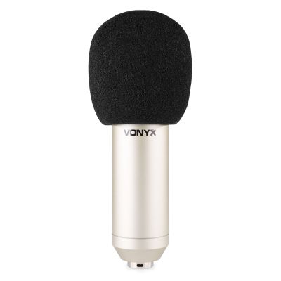 VONYX CM400 MICROFONO DE ESTUDIO DE CONDENSADOR PLATA