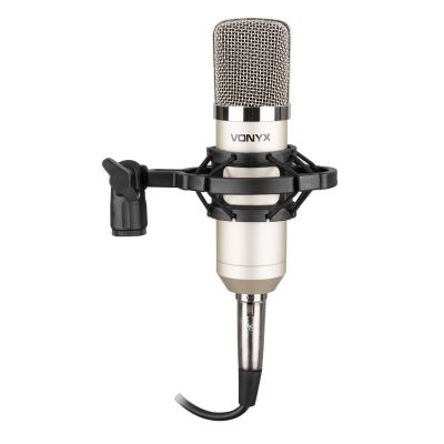 VONYX CM400 MICROFONO DE ESTUDIO DE CONDENSADOR PLATA