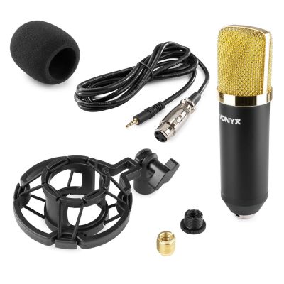 VONYX CM400B MICROFONO DE ESTUDIO DE CONDENSADOR NEGRO