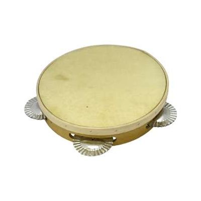 SAMBA 492SM Pandereta Ø20cm gallega, sencilla, , sonaja acero inoxidable