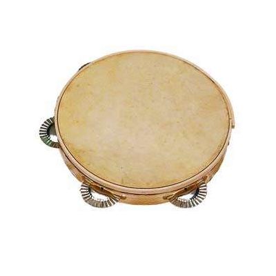 SAMBA 493SM Pandereta Ø25cm gallega, sencilla, sonaja acero inoxidable