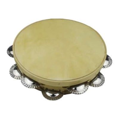 SAMBA 495SM Pandereta Ø25 cm, gallega, doble, sonaja acero inoxidable