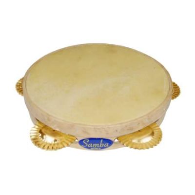 SAMBA 496SM Pandereta Ø20 cm, gallega, sencilla,sonaja latón
