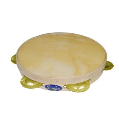SAMBA 497SM Pandereta Ø25 cm, gallega, sencilla,sonaja latón