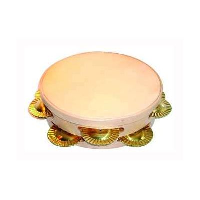 SAMBA 499SM Pandereta Ø25 cm, gallega, doble, sonaja latón
