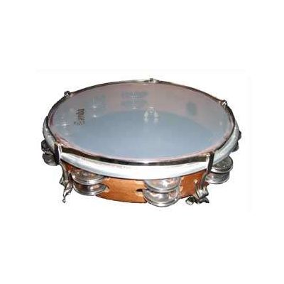SAMBA 592SM Pandereta Ø35.6 cm parche poliéster, madera, doble