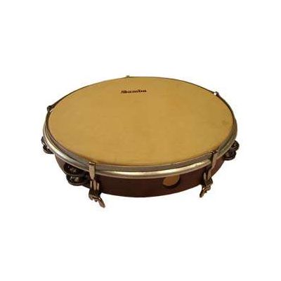 SAMBA 595SM Pandereta Ø40.6 cm parche piel, madera, doble