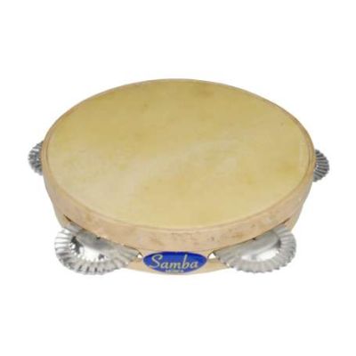 SAMBA 4921SM Pandereta Ø20cm gallega, sencilla, sonaja hojalata