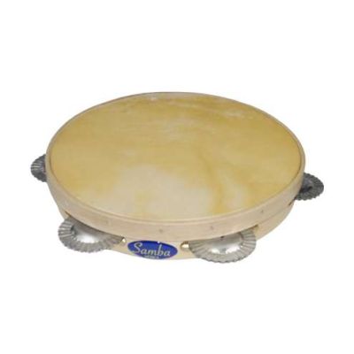 SAMBA 4931SM Pandereta Ø25cm gallega, sencilla, sonaja hojalata