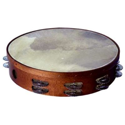 SAMBA 5014SM Pandereta asturiana, doble Ø 35cm, sonajas hojalata