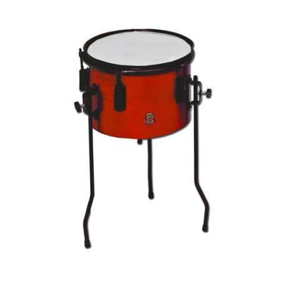 SAMBA 972RSM Timbal rojo Ø25 x 18 cm, parche poliéster