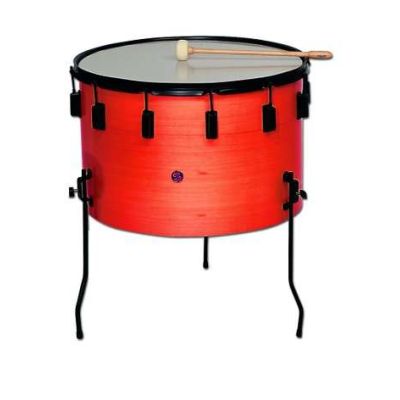 SAMBA 973RSM Timbal rojo Ø50 x 36 cm, parche poliéster