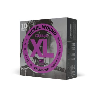 DADDARIO EXL120-10P Pack de 10 Juegos 2